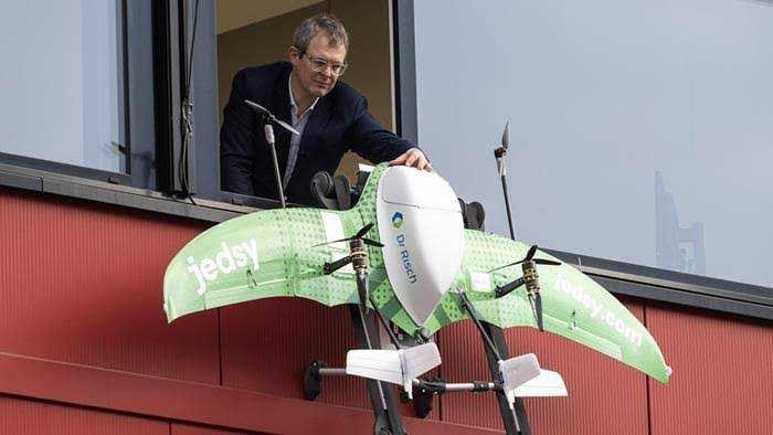 Jedsy conducts first approved commercial drone flight in Germany