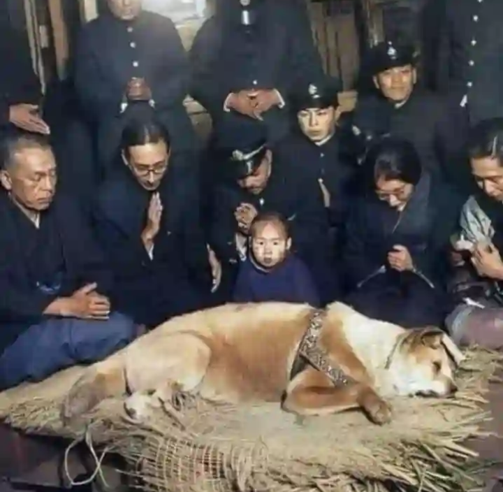 March 8, 1935, captures a poignant moment when the entire nation was enveloped in grief