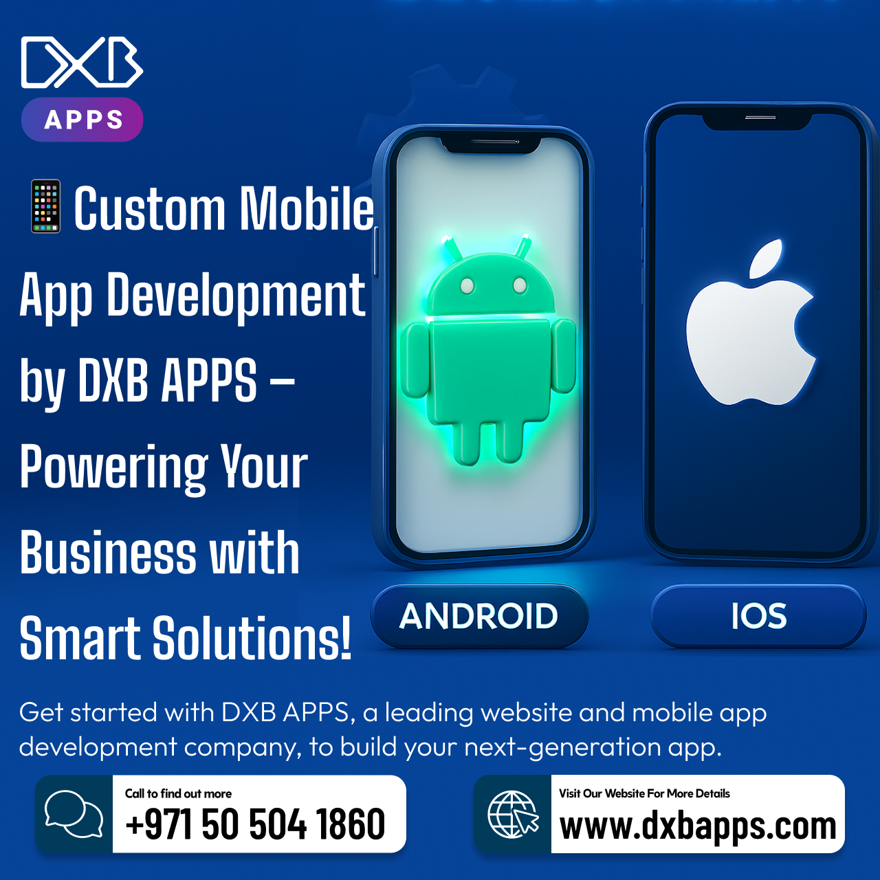 Avail the Top Mobile App Development Dubai Services by DXB APPS