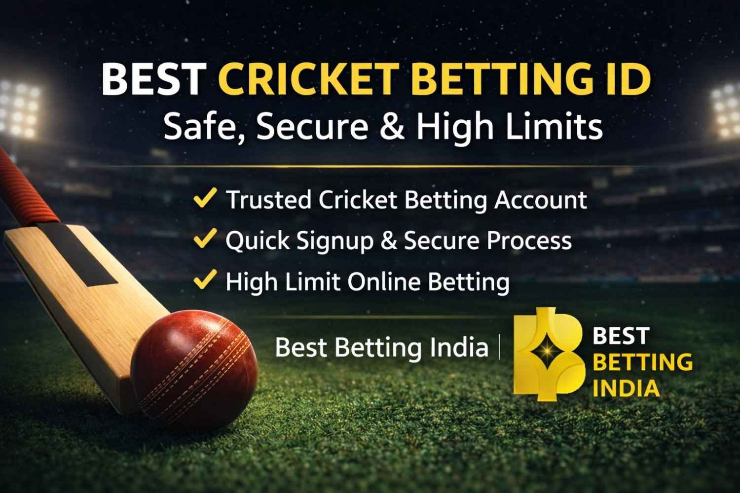 Best Cricket Betting ID – Safe, Secure & High Limits | Best Betting India