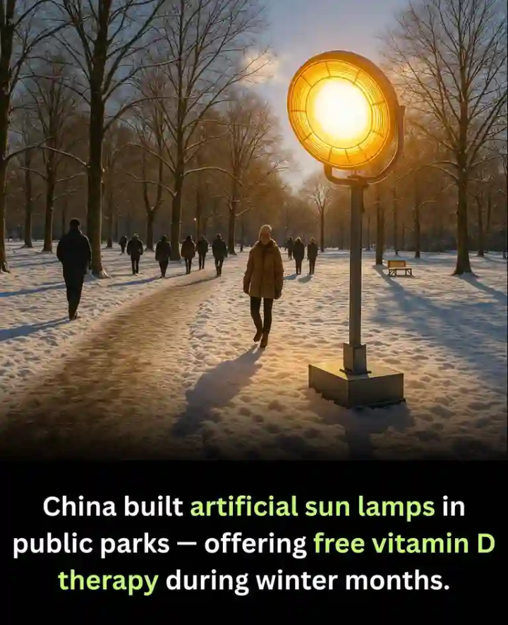 Chinese parks have begun hosting “artificial sun”