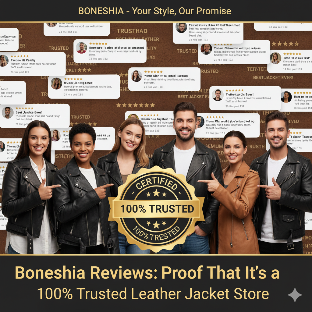 Why Boneshia Continues to Be Rated as the Most Trusted Leather Jacket Brand