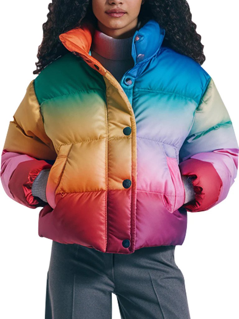 Proven Styling Ideas for a Women's Bold Multicolor Stylish Puffer Jacket