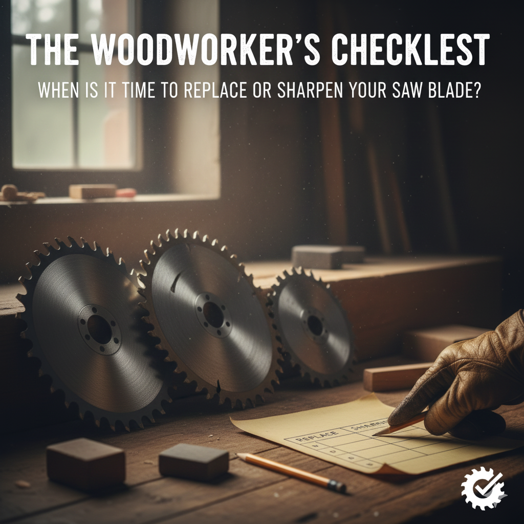 The Woodworker’s Checklist: When Is It Time to Replace or Sharpen Your Saw Blade?