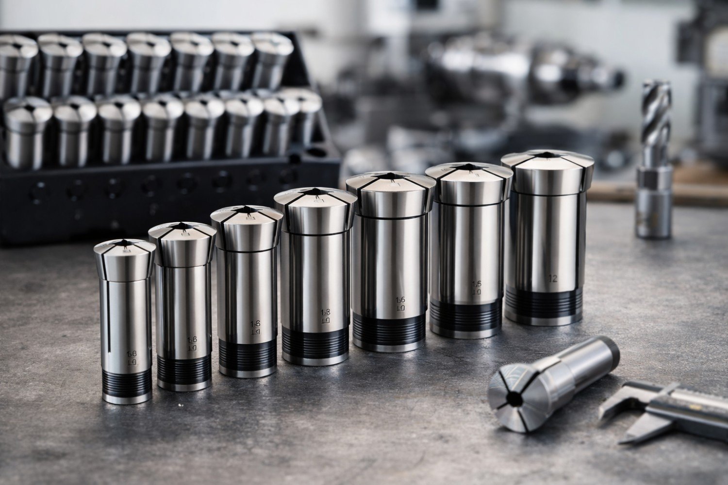 Industrial 5C Collet Set for Lathe and Milling Accuracy
