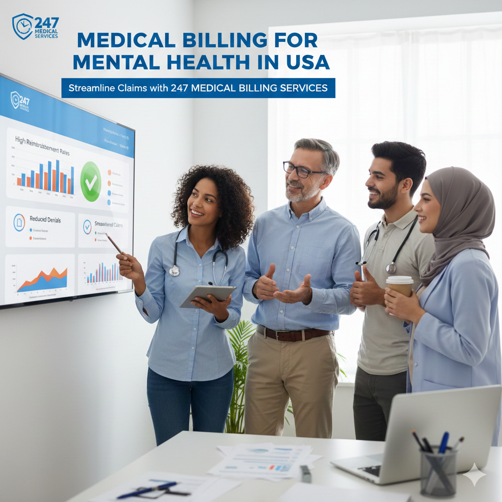 Medical Billing for Mental Health in USA: Streamline Claims with 247 Medical Billing Services