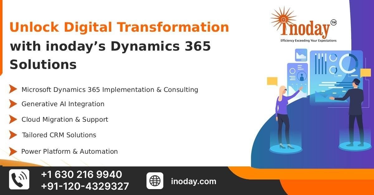 Unlock Digital Transformation with inoday’s Dynamics 365 Solutions