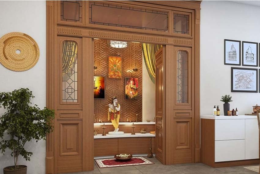 Corian Mandir Manufacturers in Delhi for Elegant Home Temples